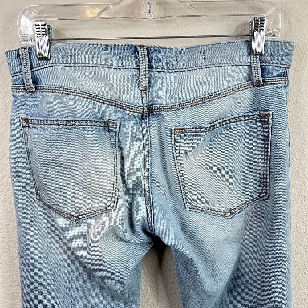 Gap 1969 Sexy Boyfriend Mid Rise Jeans Women's 26 Light Wash Cotton Cropped - Picture 4 of 7
